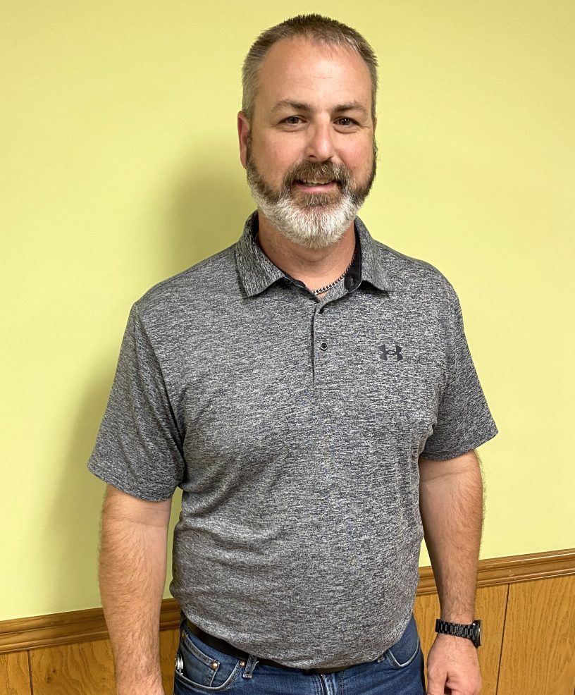 New county engineer Chris Gann on the job