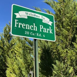 French Park sign
